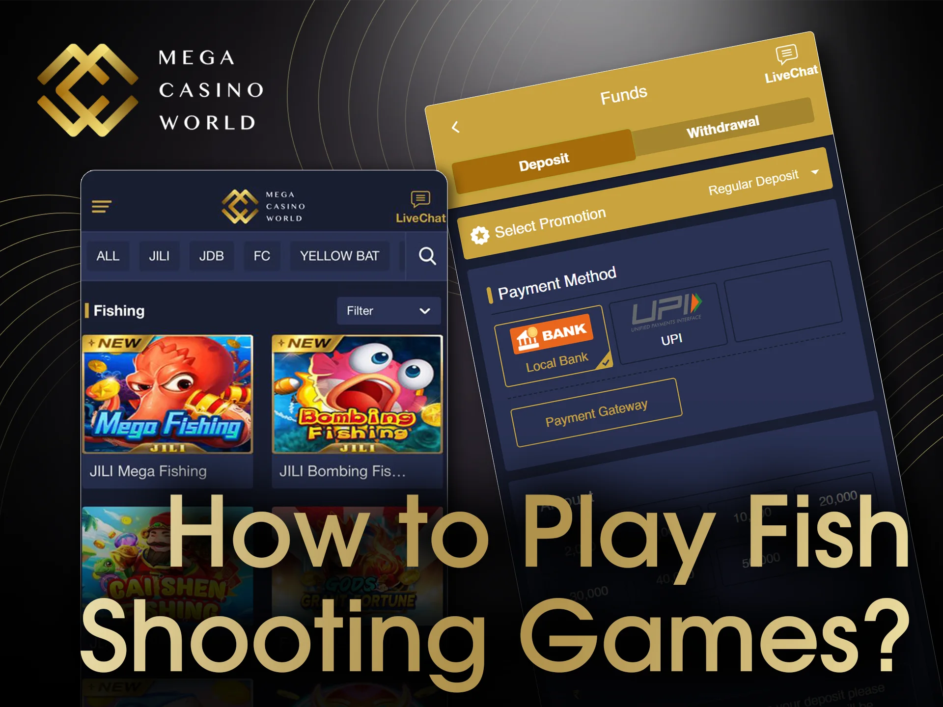 Find out how to play fish shooting games at MCW casino easily.